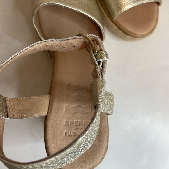SPERRY Fairwater Plushwave Wedge Gold - Picture 7 of 11